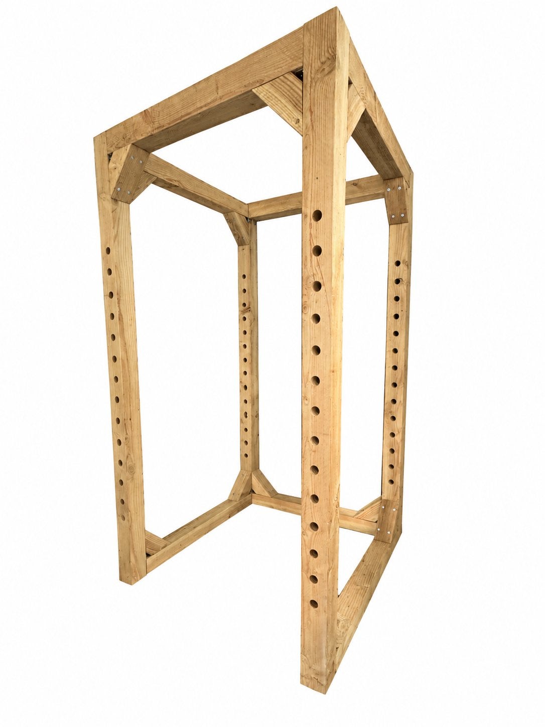 Houten Squatrack van Massieve Douglas Balken, Ophalen, Gebruikt, Benen, Overige typen