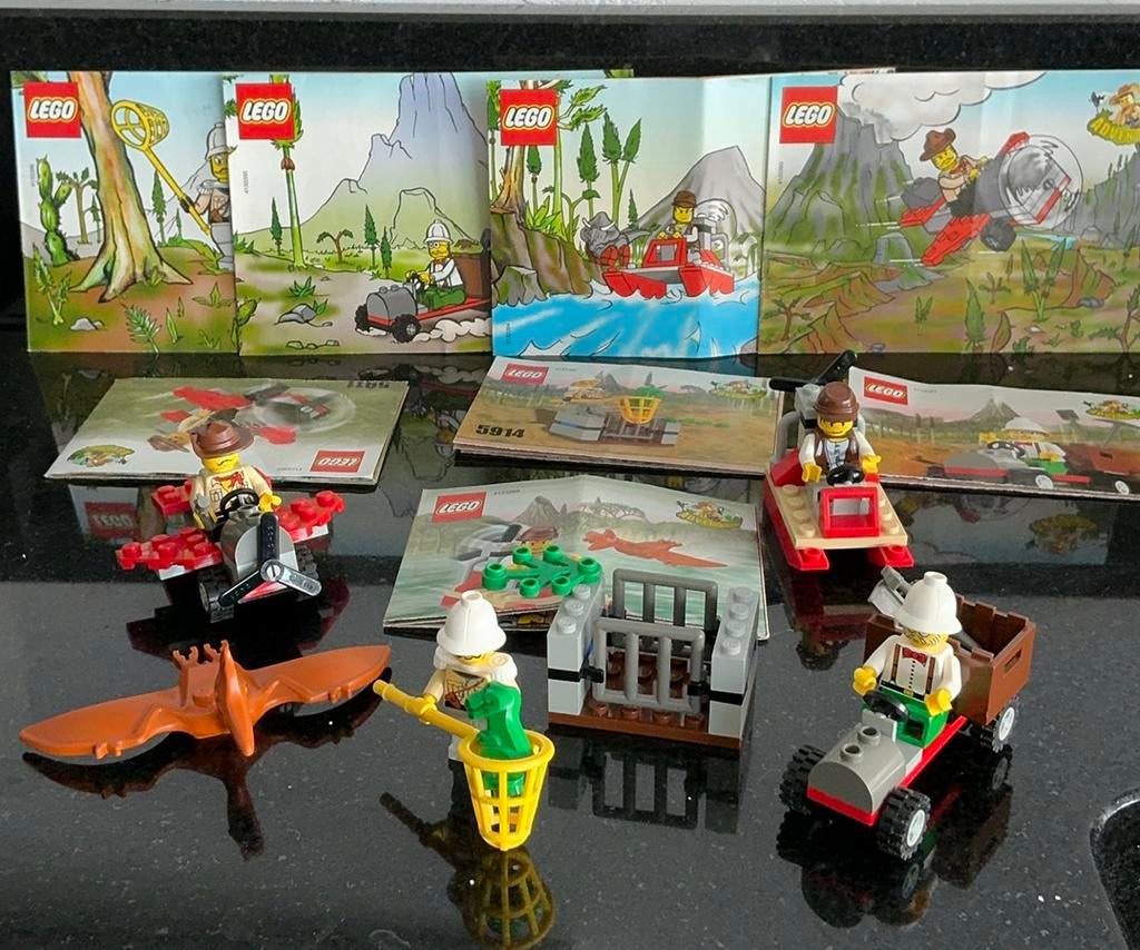 Lego 5911, 5912, 5913, 5914, Ophalen of Verzenden, Zo goed als nieuw