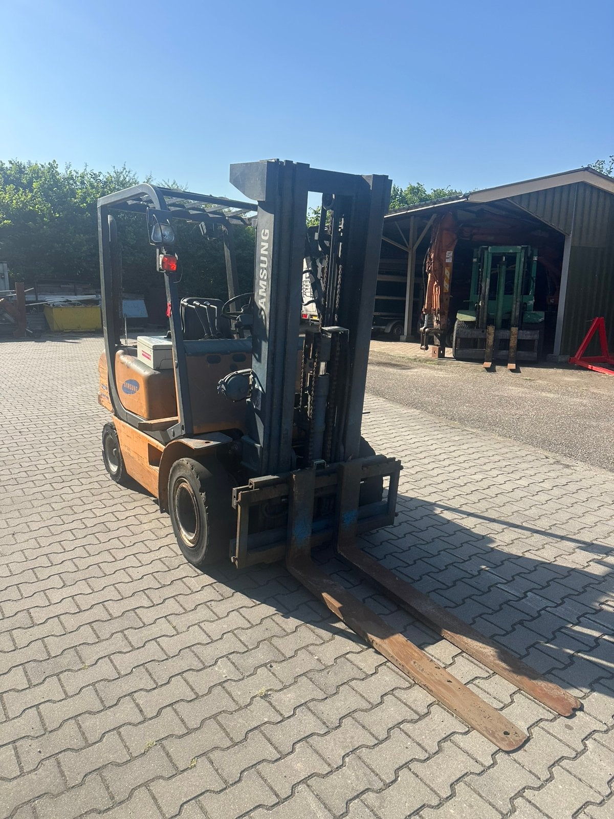 Samsung sf25d diesel heftruck, Ophalen of Verzenden, Diesel, Heftruck