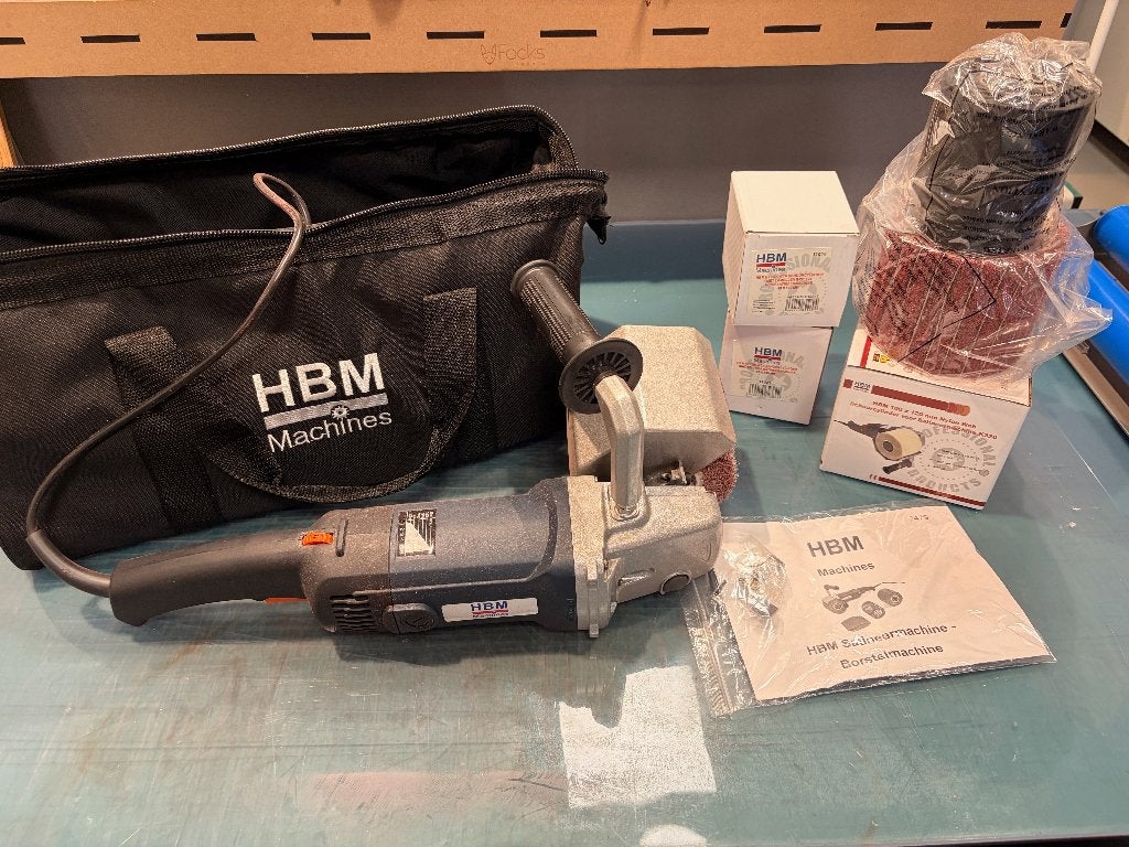 HBM Borstelmachine 1200 Watt, Ophalen of Verzenden, Nieuw, 1000 watt of meer, Overige typen