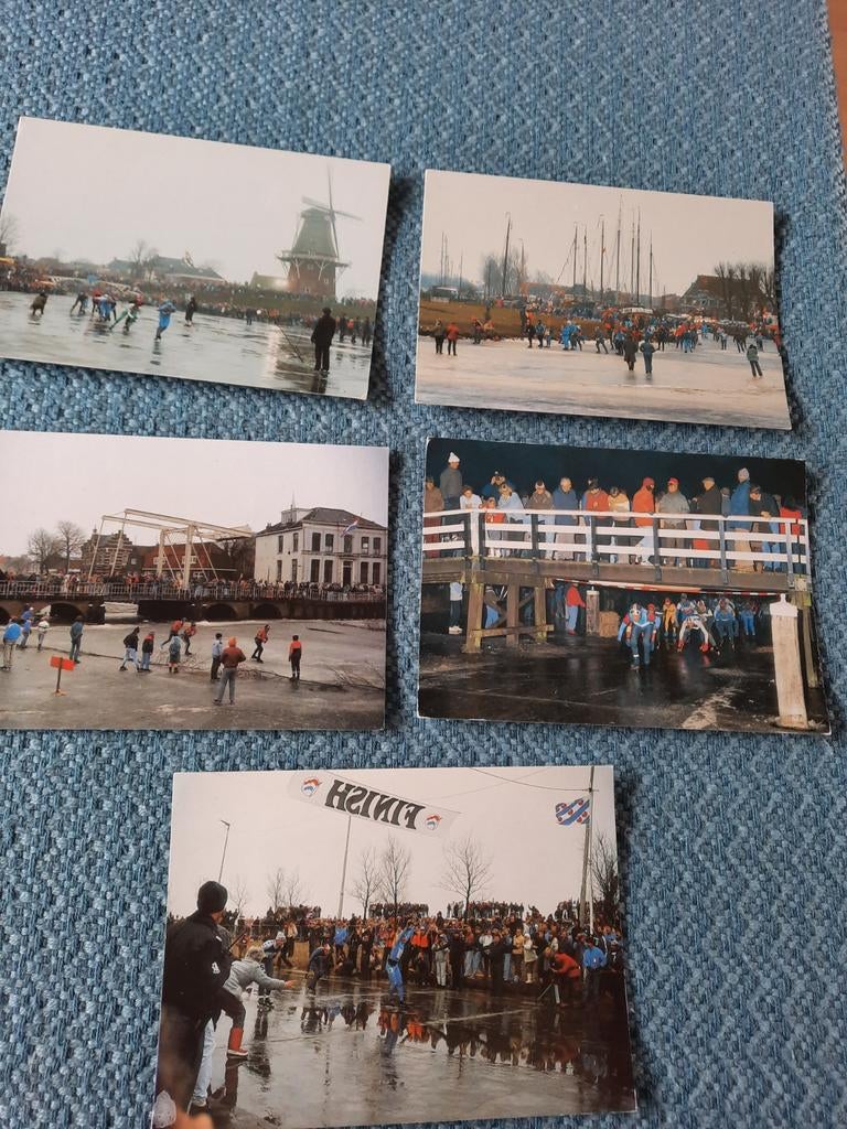 5x Elfstedentocht 1985 Ansichtkaarten - Ongelopen, Verzamelen, Ansichtkaarten | Nederland, Ophalen of Verzenden, 1980 tot heden
