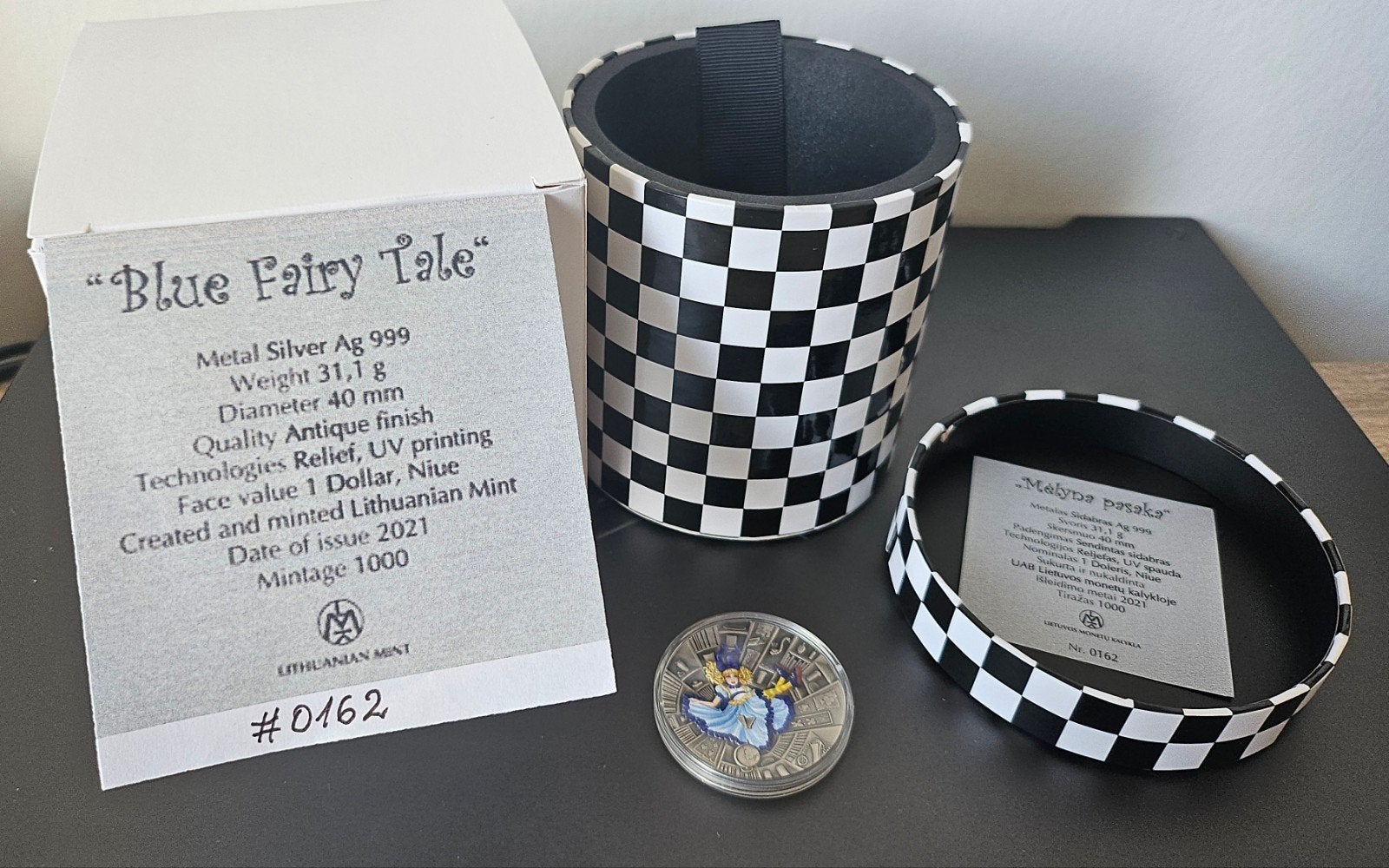 Nieuw: BLUE FAIRY TALE  1 Oz Silver Coin 1$ Niue 2021, Verzenden, Zilver, Overige landen, Overige waardes