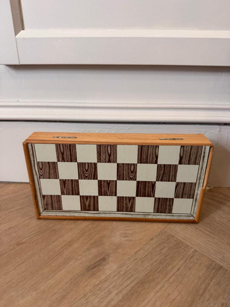 Vintage Reis Schaakspel - Compact en Compleet, Een of twee spelers, Ophalen, Gebruikt, Reisspel