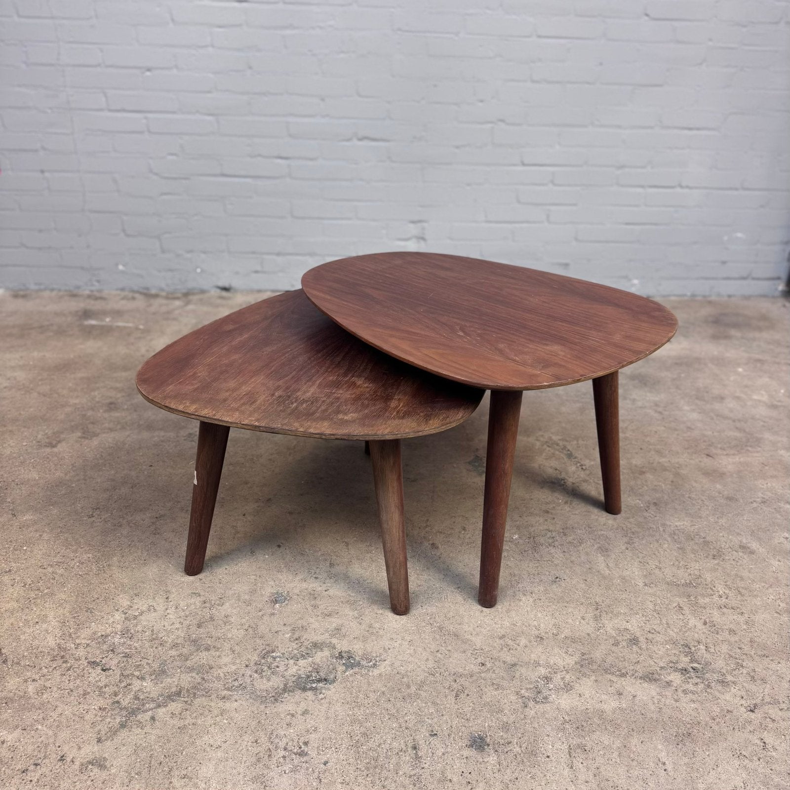 Vintage teakhouten uitschuifbare salontafel, Ophalen of Verzenden, Zo goed als nieuw