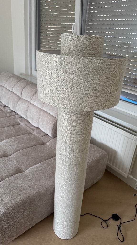 Kwantum Japandi vloerlamp nieuw uit doos, Huis en Inrichting, Ophalen, Japandi, Nieuw, E27 (groot)