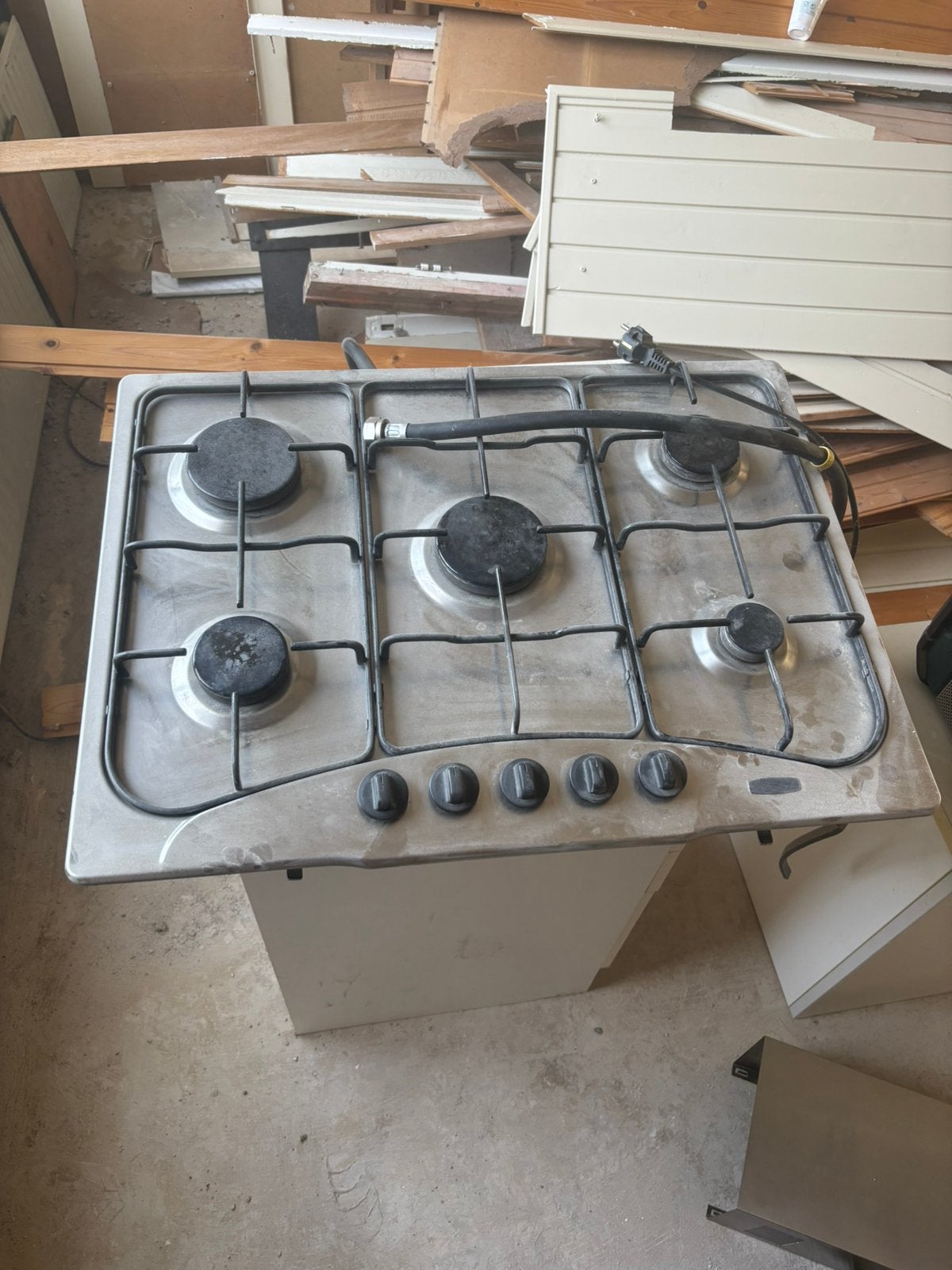 Gad kookplaat 5 pits, Ophalen, Minder dan 85 cm, 4 kookzones, Zo goed als nieuw