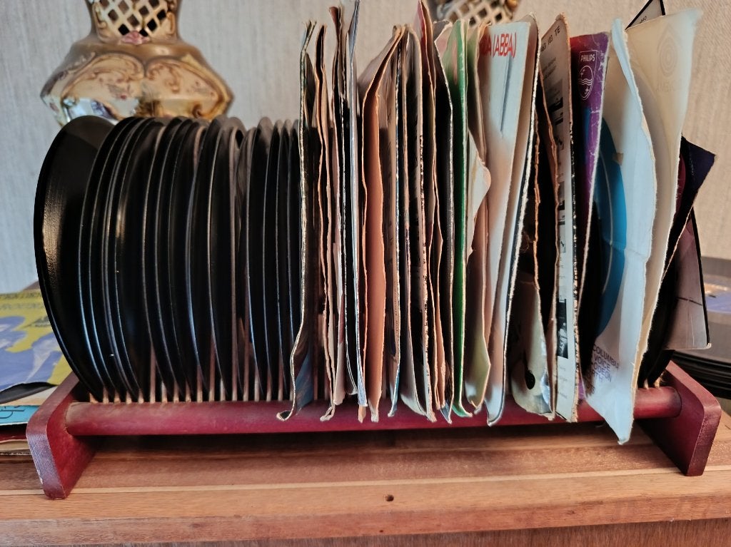 45 toeren platen ong. 50 stuks mix van pop muziek jaren 70, Cd's en Dvd's, Gebruikt, Overige formaten, Ophalen of Verzenden, Pop