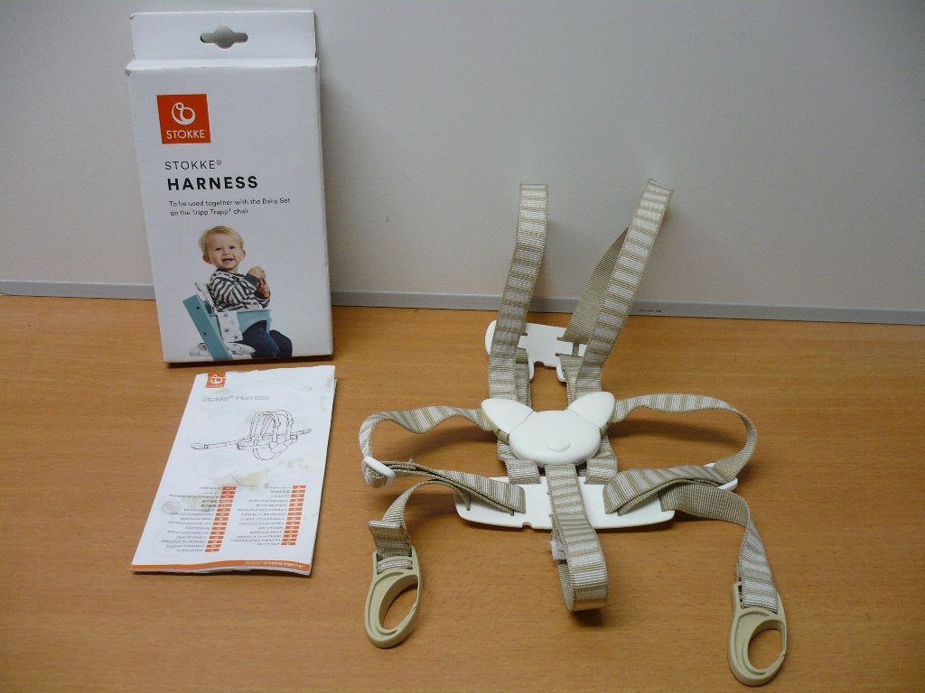 Stokke Tripp Trapp trip trap vijfpunts tuigje/gordel/harness, Ophalen of Verzenden, Zo goed als nieuw, Meegroeistoel, Gordel(s)