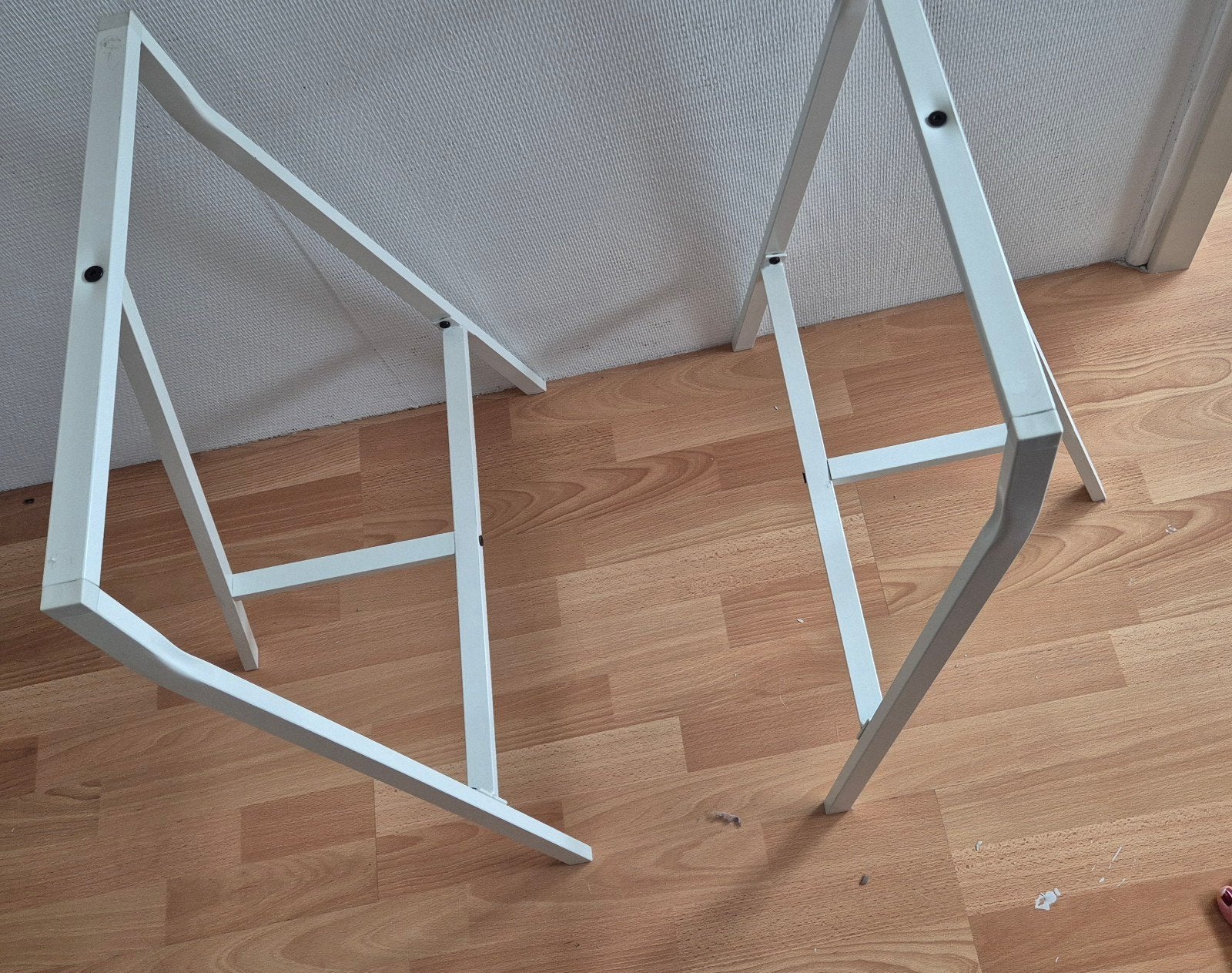 Ikea Lerberg schragen, 2 stuks, Ophalen, Gebruikt, Metaal, IKEA