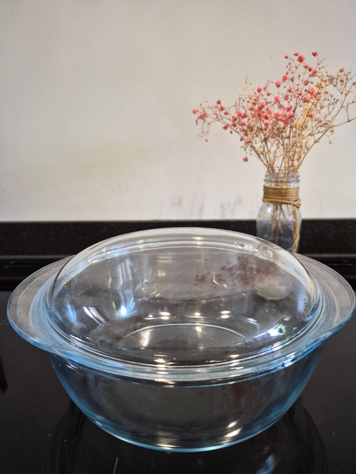 Glazen Pyrex ovenschaal met deksel., Ophalen of Verzenden
