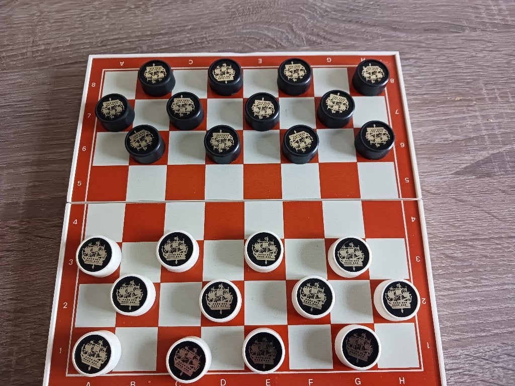 Checkers magnetisch, Een of twee spelers, Ophalen of Verzenden, Nieuw