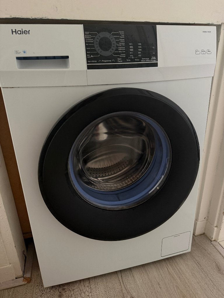 washingmashine / wasmachine Haier, Ophalen, Gebruikt, Voorlader, 85 tot 90 cm