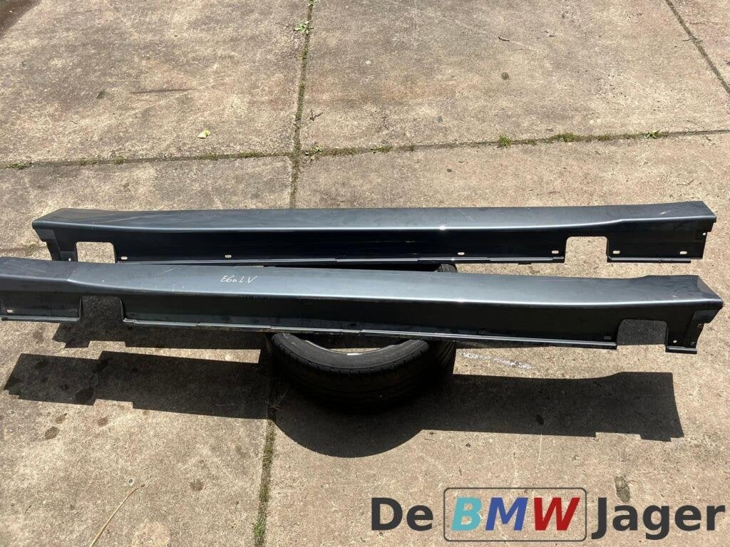 Sideskirt set grijs BMW 5-serie E60 E61 51777033759, Gebruikt, Ophalen of Verzenden, BMW, BMW