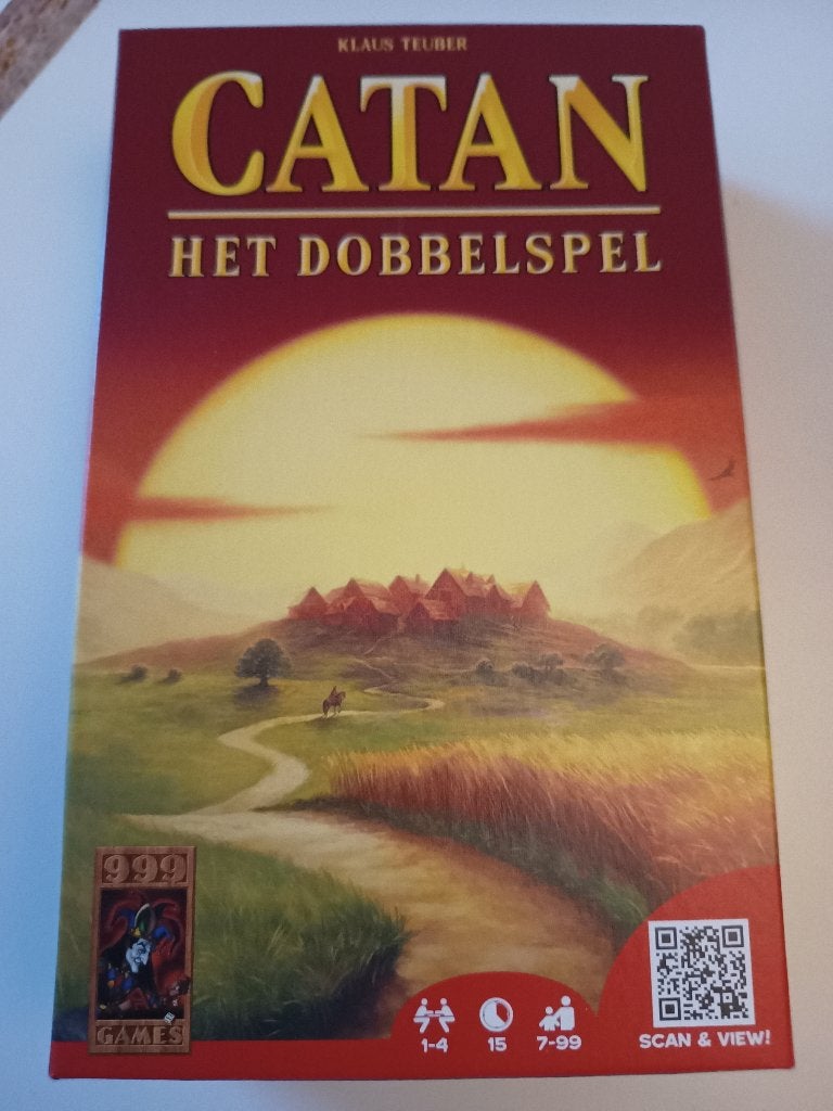 Dobbelspel Catan voor 1 tot 4 spelers, Een of twee spelers, Ophalen of Verzenden, Zo goed als nieuw