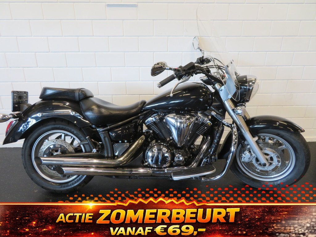 Yamaha XVS 1300 A MIDNIGHT STAR ZEER FRAAI (bj 2007), Bedrijf, Chopper