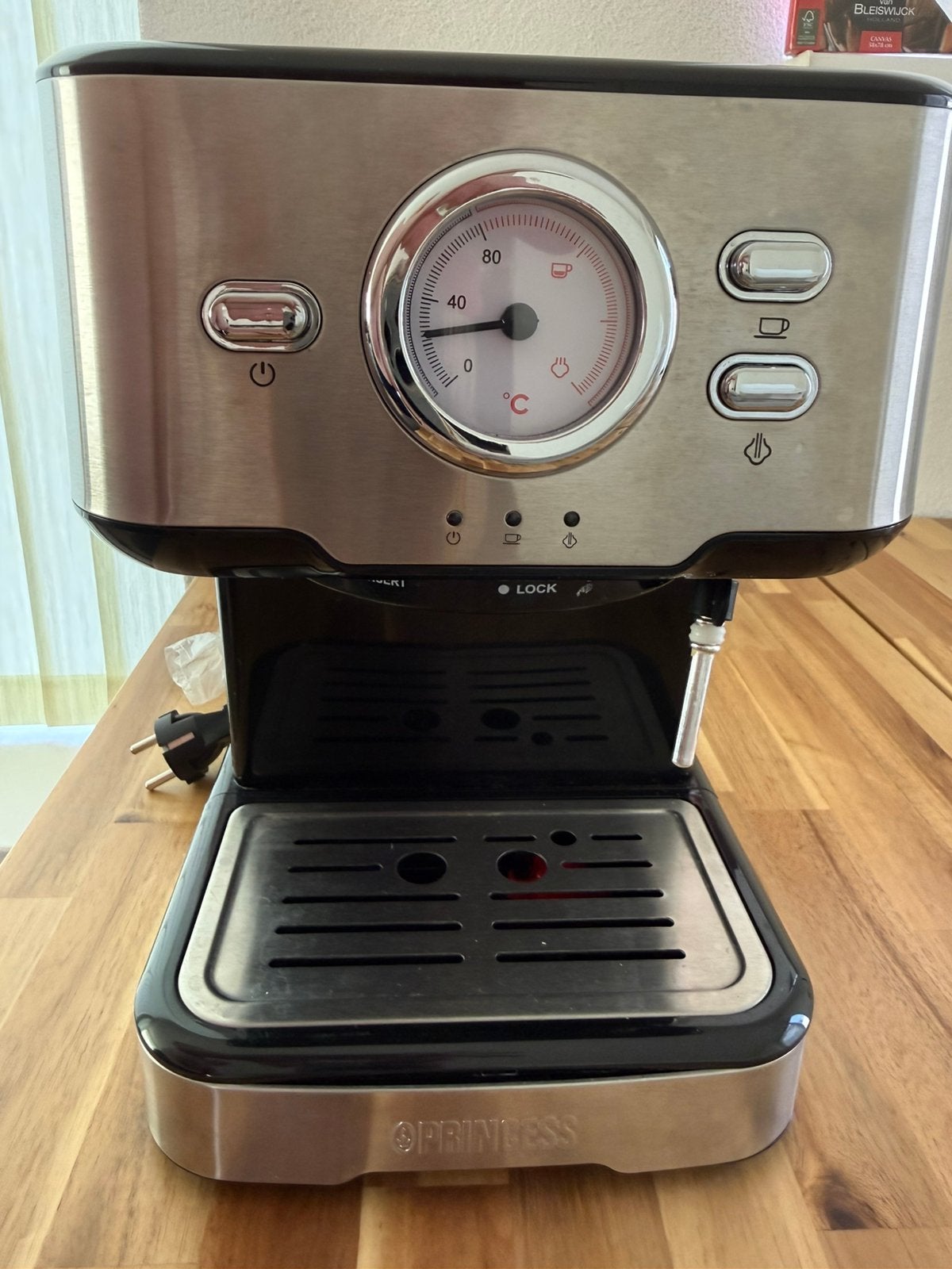 Cappuccino apparaat Princess €25,- t/m zo 13/9, Ophalen, Zo goed als nieuw, Koffiemachine
