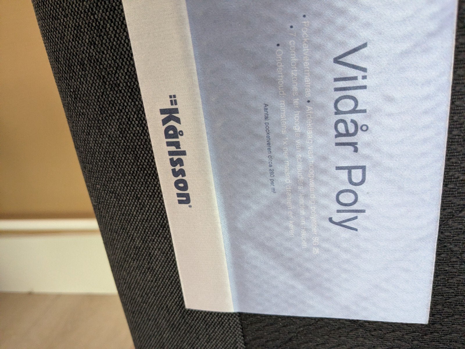 Boxspring matras, Ophalen, Tweepersoons, Zo goed als nieuw, 80 cm