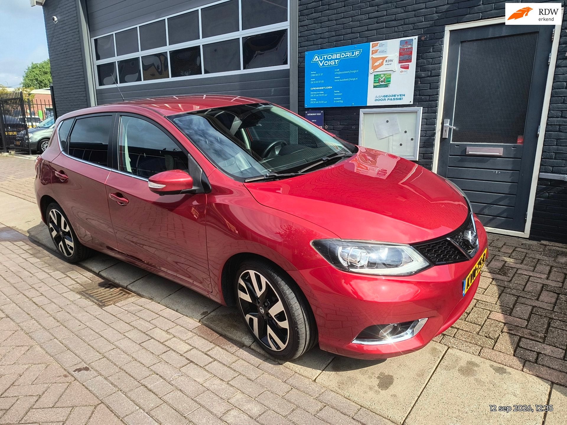 Nissan NISSAN PULSAR 1.6 DIG-T Tekna 190PK zeer luxe. Grote, Auto's, Voorwielaandrijving, Dealer onderhouden, 1618 cc, Gebruikt