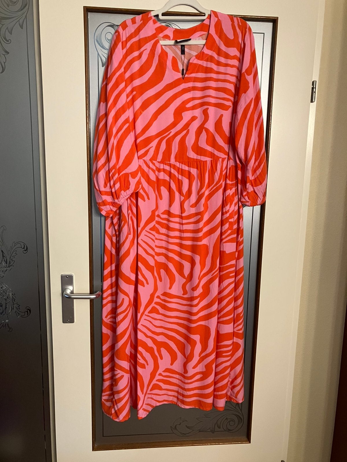 Nieuwe zomerjurk van Gozzip maat L, Kleding | Dames, Ophalen of Verzenden, Nieuw, Oranje, Jurk