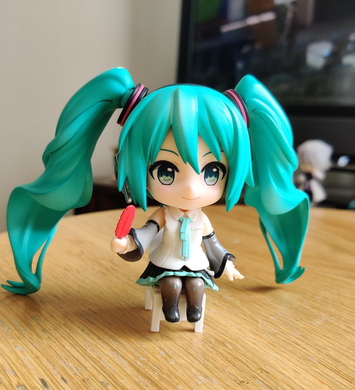 Hatsune Miku NT Swacchao nendoroid - anime figure, Ophalen of Verzenden, Gebruikt