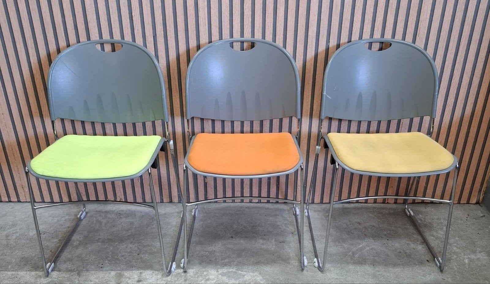 9 x Primero kantine stoelen vergaderstoelen horeca zaal, Ophalen of Verzenden, Zo goed als nieuw, Kunststof, Vijf, Zes of meer stoelen
