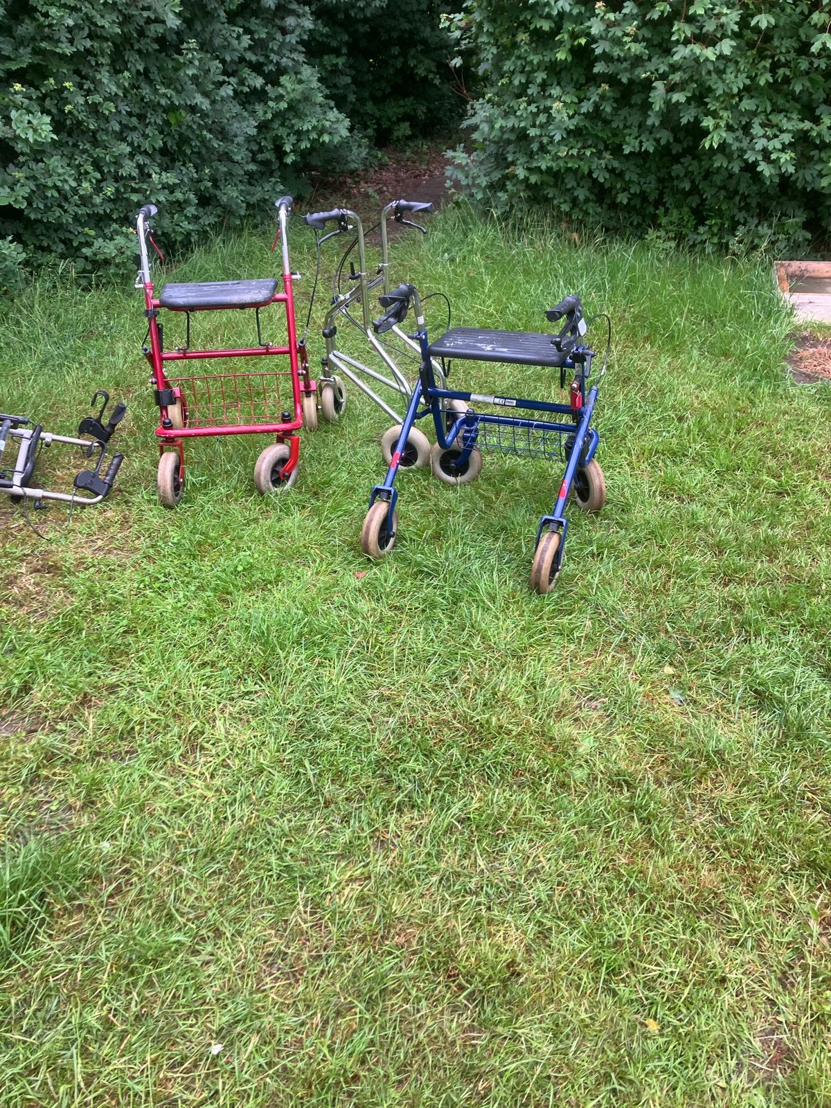 4 stuks gebruikte rollators, Ophalen, Gebruikt