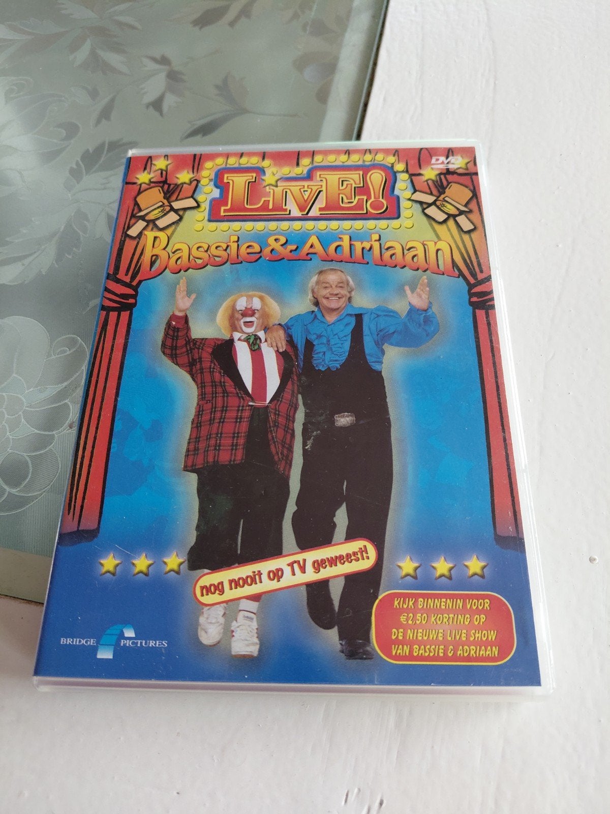 Bassie en Adriaan LIVE dvd. #1., Show, Gebruikt, Alle leeftijden, Ophalen of Verzenden