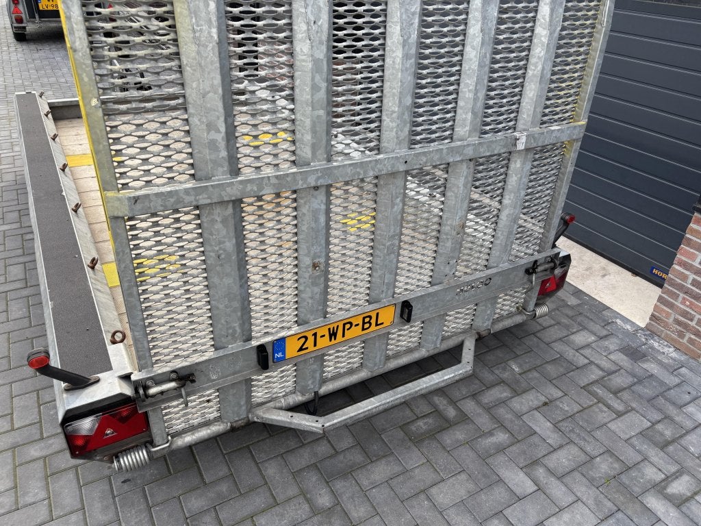Hulco terrax Machinetransporter oprijwagen aanhanger 2016, Gebruikt