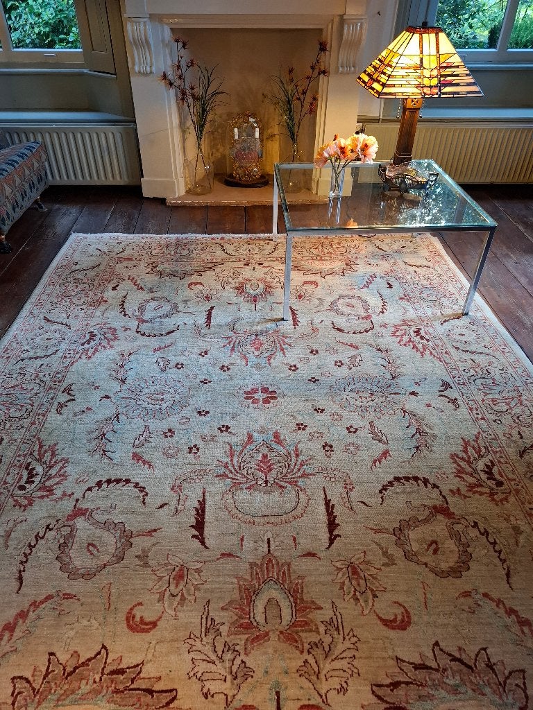 Groot Ziegler tapijt, Ophalen, Gebruikt, Beige, Ziegler