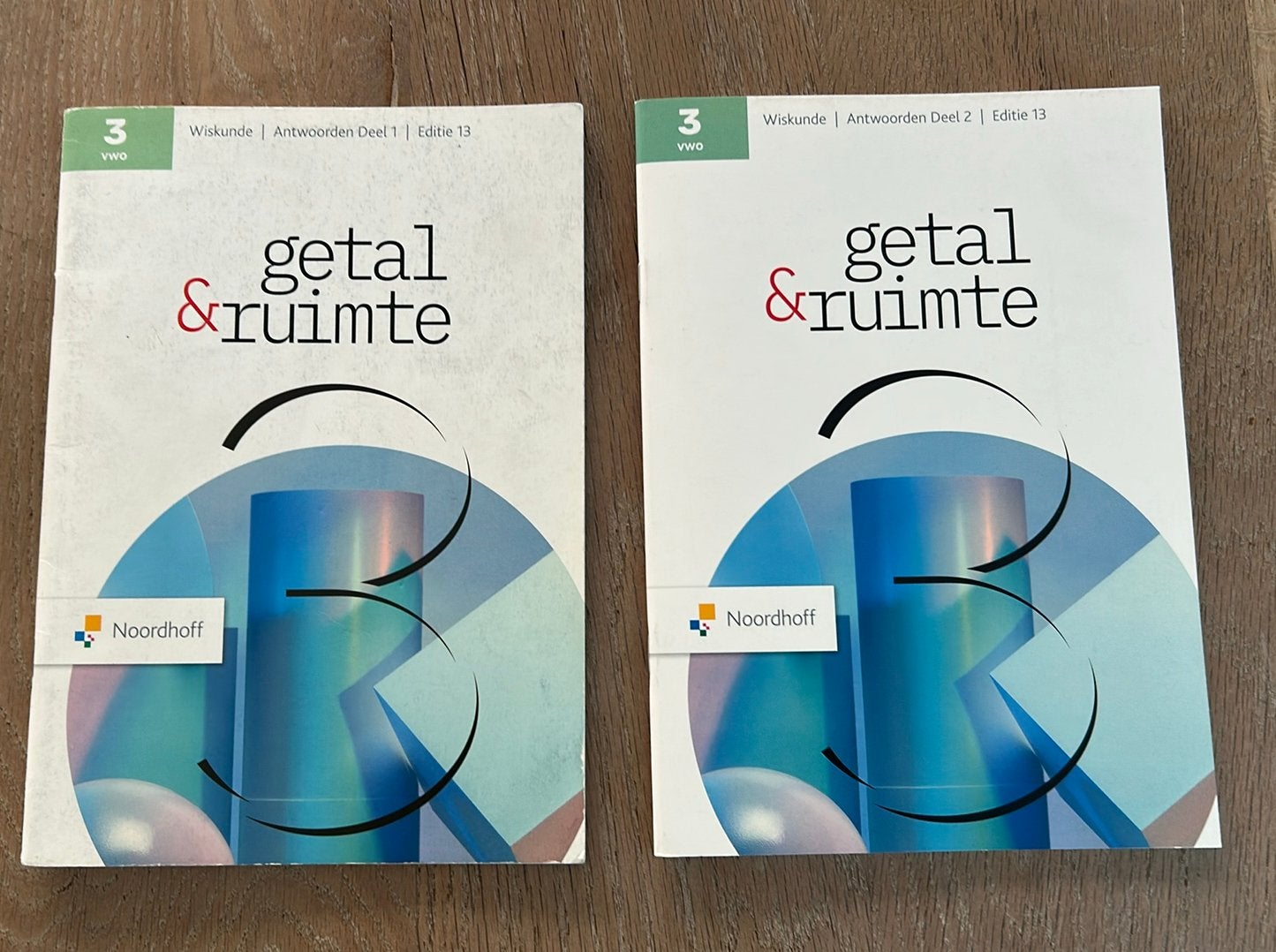 Getal & ruimte antwoordenboek deel 1+2 VWO 3 editie 13, Ophalen of Verzenden, Zo goed als nieuw, VWO
