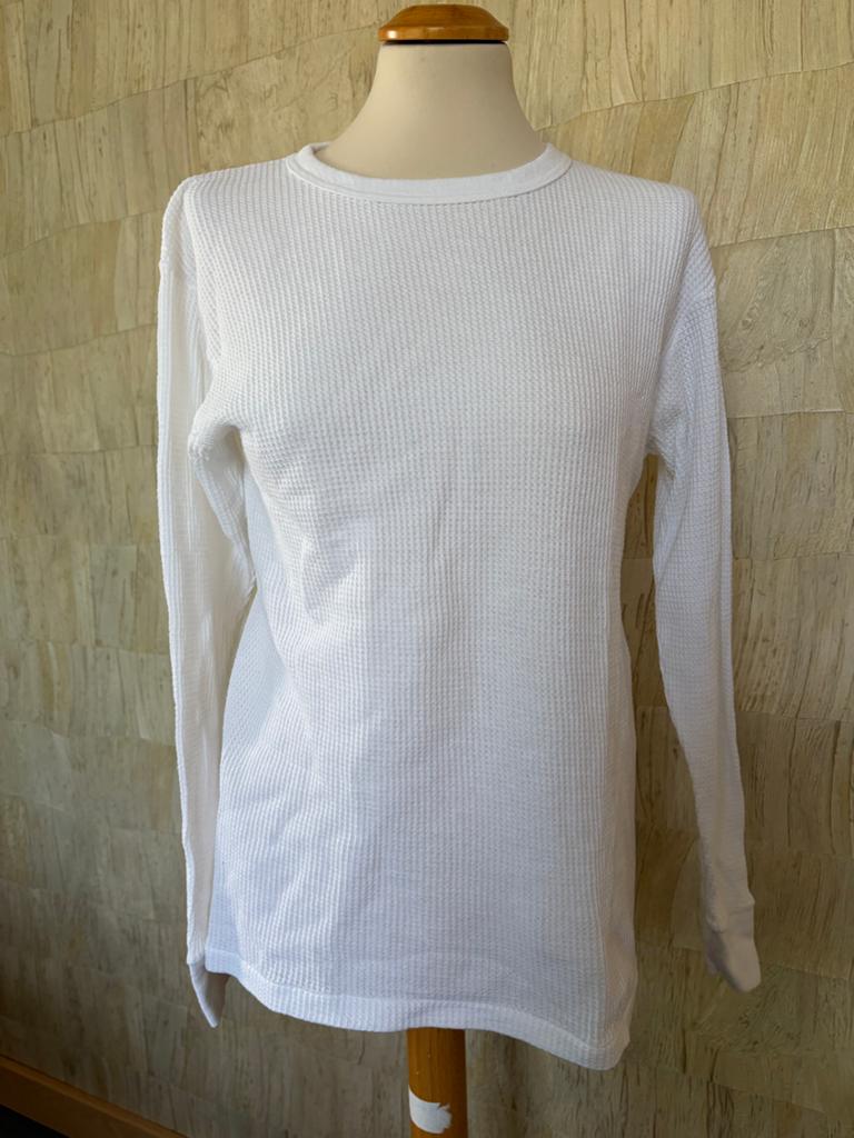 2x Valentines Wafel T-shirt Lange Mouwen Wit XL, Kleding | Dames, Wit, Maat 46/48 (XL) of groter, Nieuw, Ophalen of Verzenden