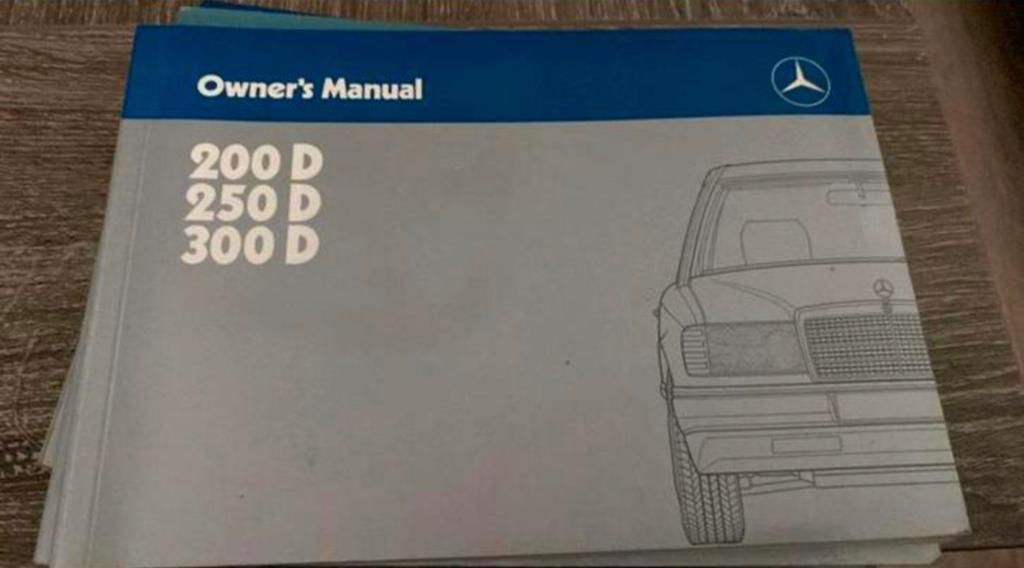 Mercedes-Benz W124 200D 250D 300D instructieboek vaste prijs, Ophalen of Verzenden