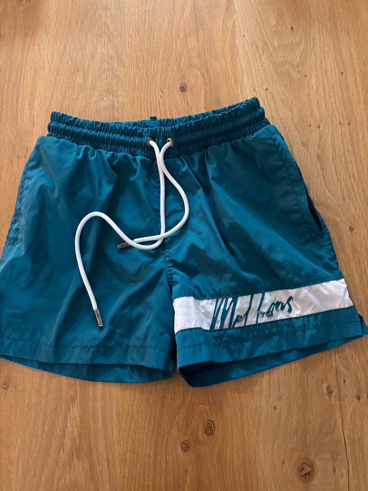 Malelions zwembroek, Studio Larilo, Blauw, Zwemshort, Maat 46 (S) of kleiner