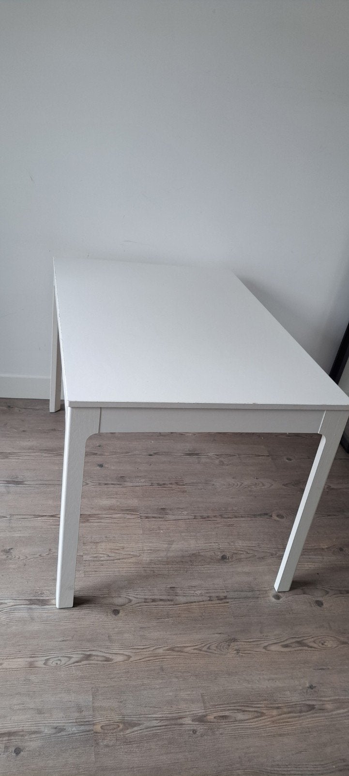 uitschuifbare tafel wit, Huis en Inrichting, Ophalen, Gebruikt, 50 tot 100 cm, 50 tot 100 cm