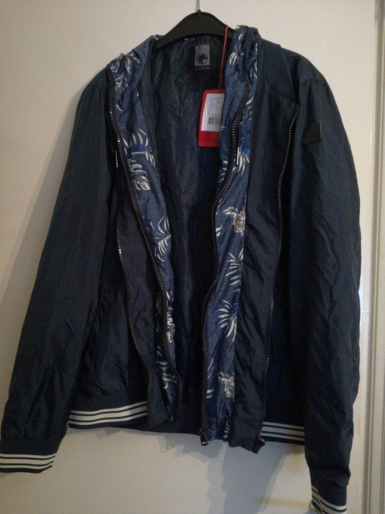 NIEUW mekaartje herfstjas Regenjack fietsjas CULT edition XL, Ophalen of Verzenden, Nieuw, Maat 56/58 (XL), Blauw