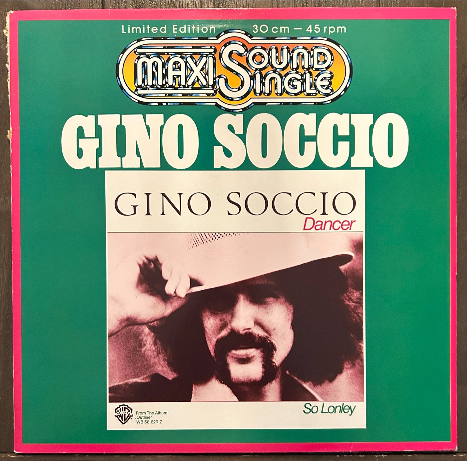 Gino Soccio - Dancer / So Lonely Maxi-Single (1979), Limited edition, Ophalen of Verzenden, Gebruikt, 12 inch