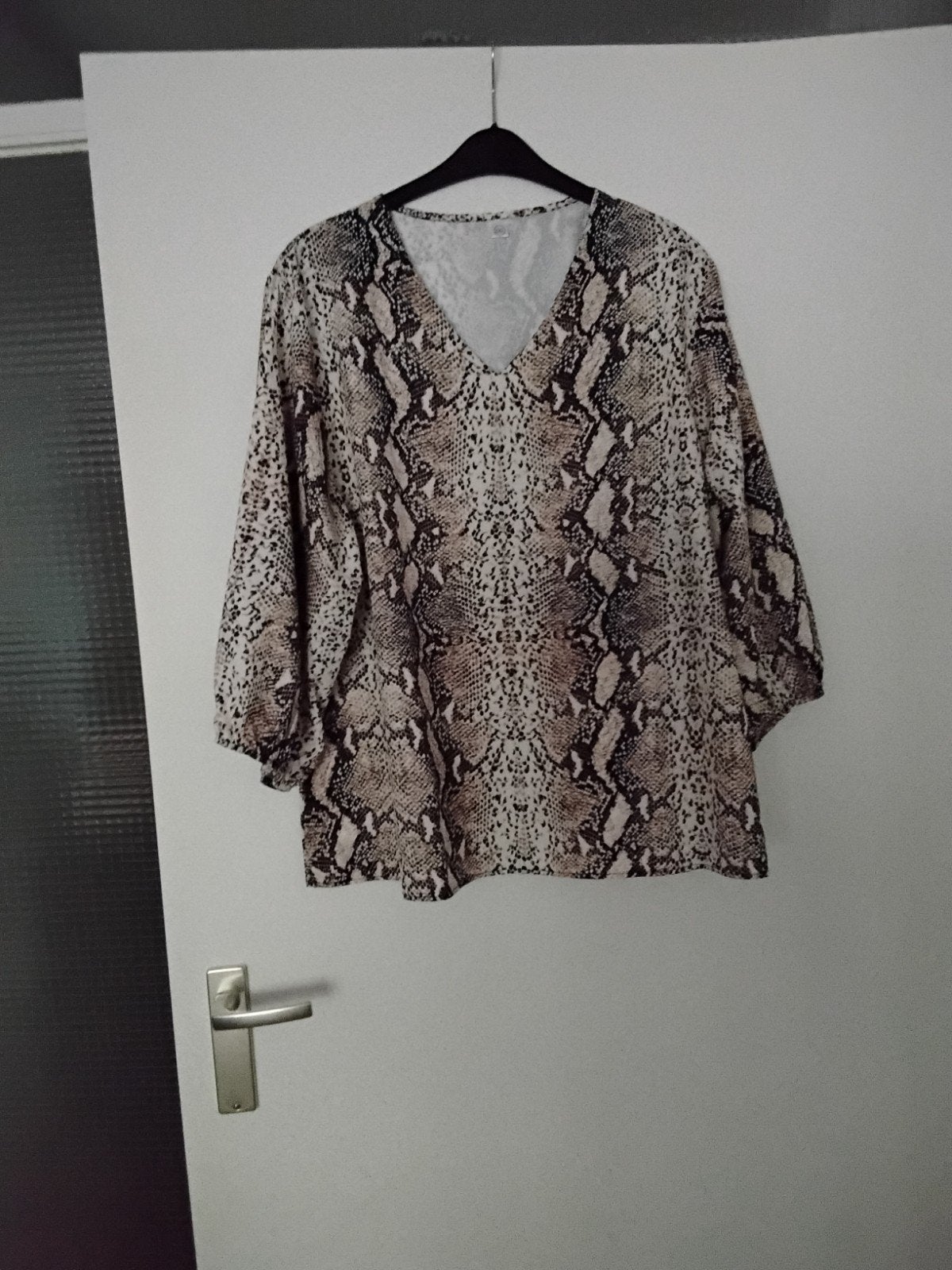bruinkleurige damesblouse 3xl, Kleding | Dames, Ophalen of Verzenden, Zo goed als nieuw, Maat 46/48 (XL) of groter