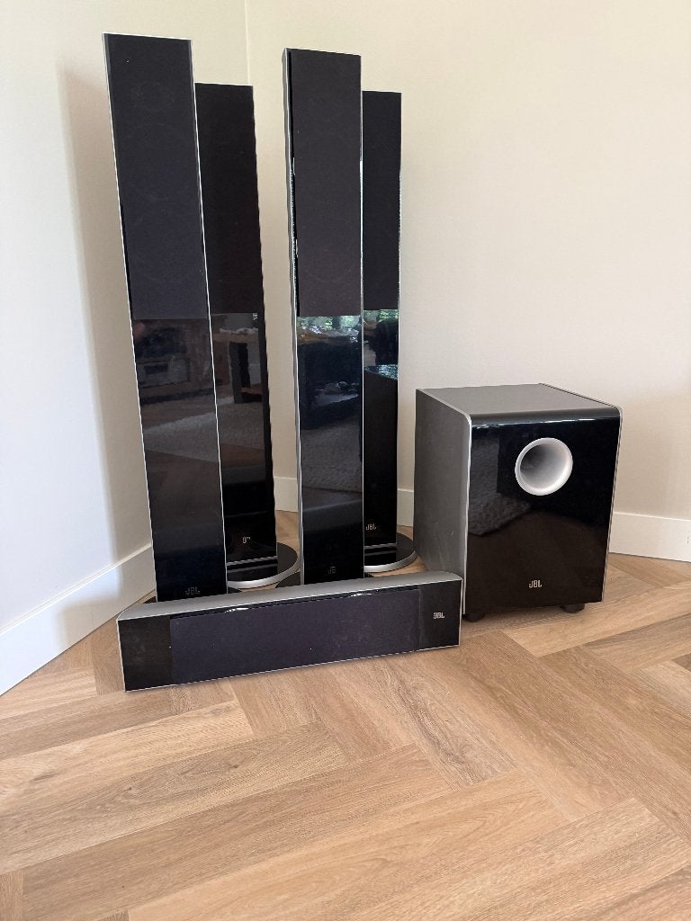 JBL Cinema Sound 5.1 speakerset – CST55 / CSC55 / CSS10, Audio, Tv en Foto, Luidsprekers, Gebruikt, Speakerset, 120 tot 150 watt