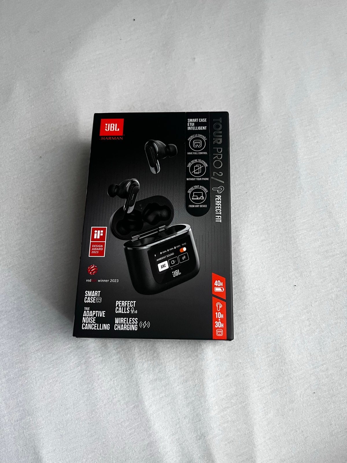 JBL Tour Pro 2 TWS In-ear Koptelefoon Zwart, In-ear, JBL, Bluetooth, Ophalen of Verzenden