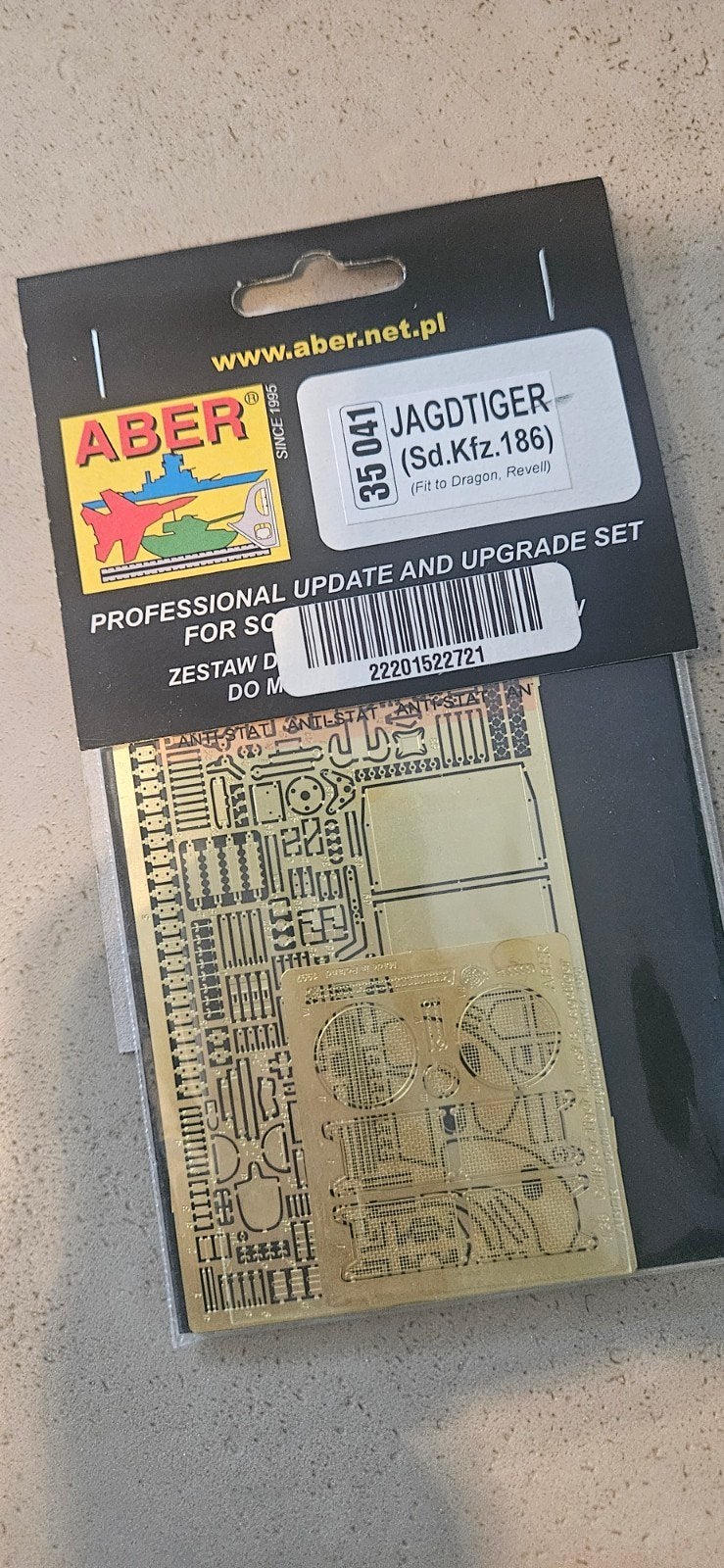 Aber Jagdtiger (Sd.Kfz.186) Upgrade Set (35 041), Overige merken, Tank, 1:32 tot 1:50, Nieuw