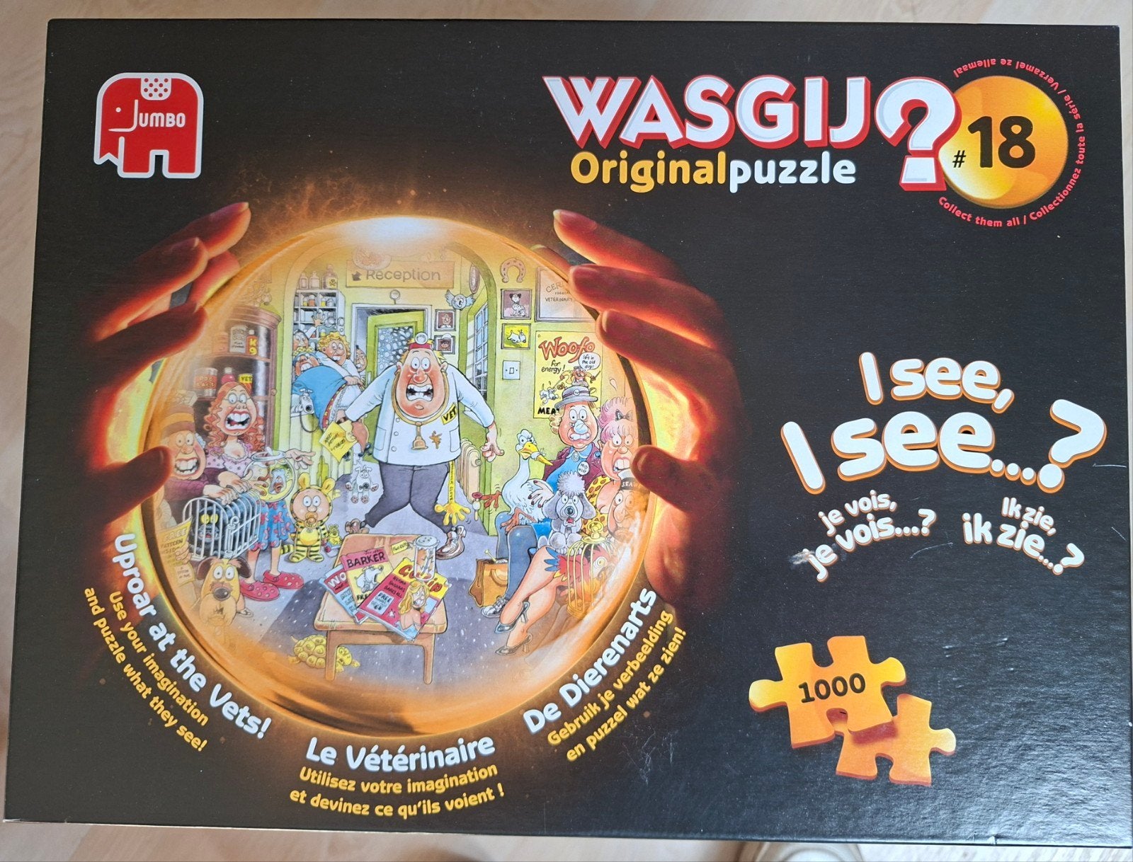 RUILEN Of KOPEN diverse Wasgij Puzzels 1000 of 950 stukjes -, Ophalen, 500 t/m 1500 stukjes, Gebruikt, Legpuzzel