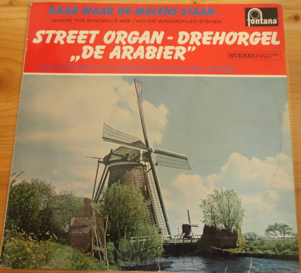 Draaiorgel de Arabier -daar waar de molens staan (LP), LP, Gebruikt, Ophalen of Verzenden, Levenslied of Smartlap