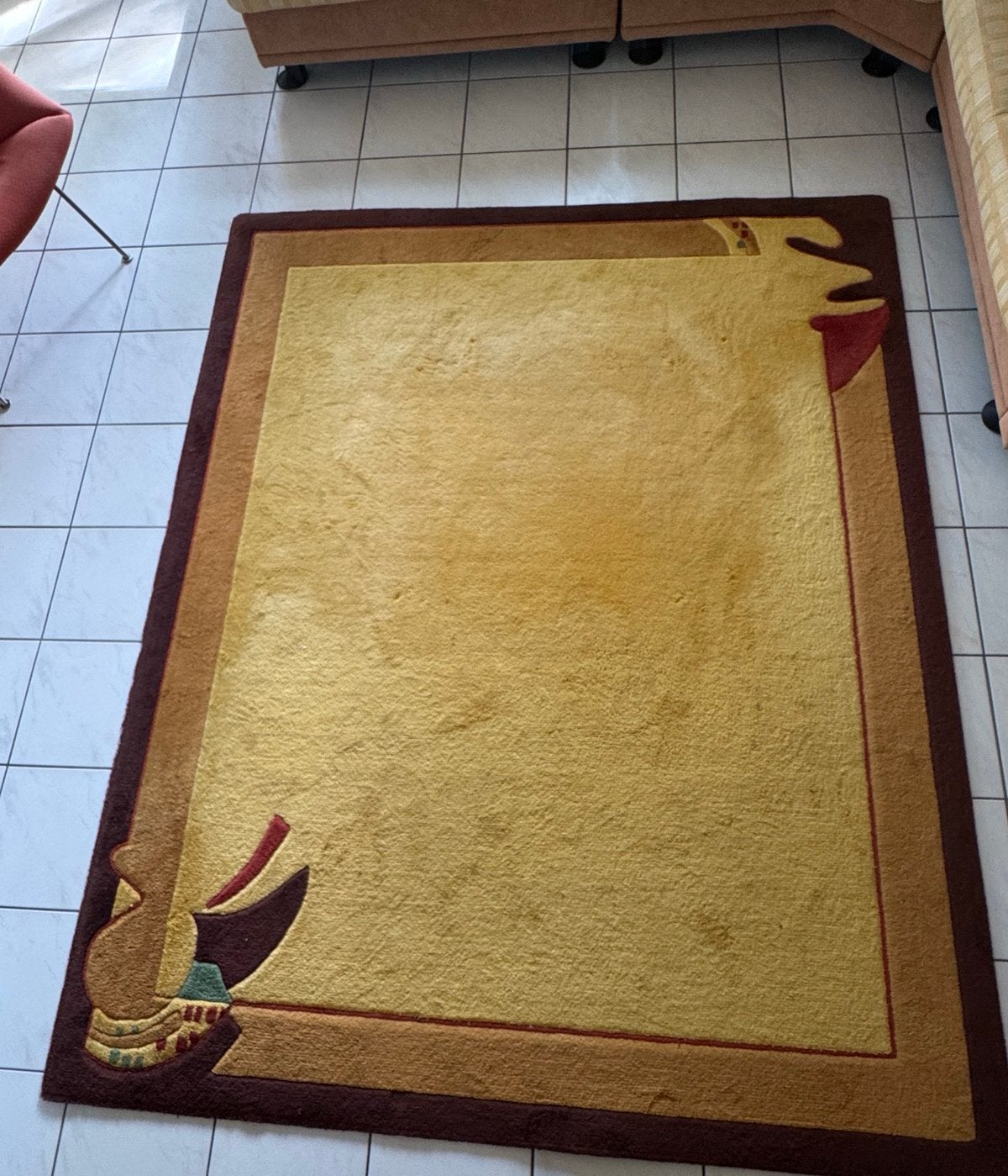 Wollen vloerkleed, Ophalen, Zo goed als nieuw, Rechthoekig, 200 cm of meer