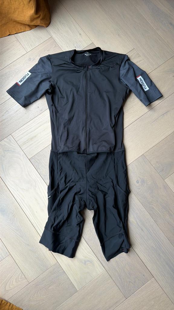 Fusion TEMPO! TWO Tri Suit - Veelzijdige Triatlonpak, Kleding | Heren, Sportkleding, Ophalen, Zwart, Overige typen, Overige maten