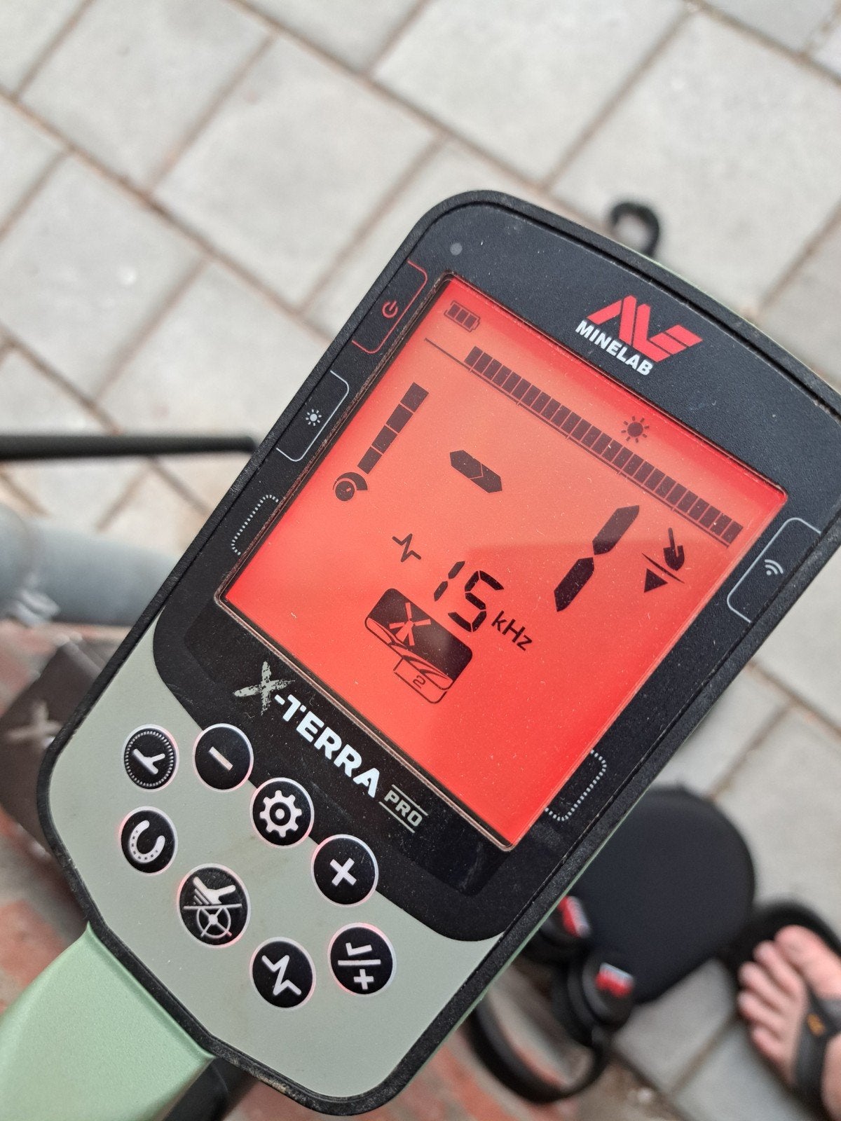Minelab X-Terra pro, metaaldetector, Ophalen of Verzenden, Zo goed als nieuw, Minelab