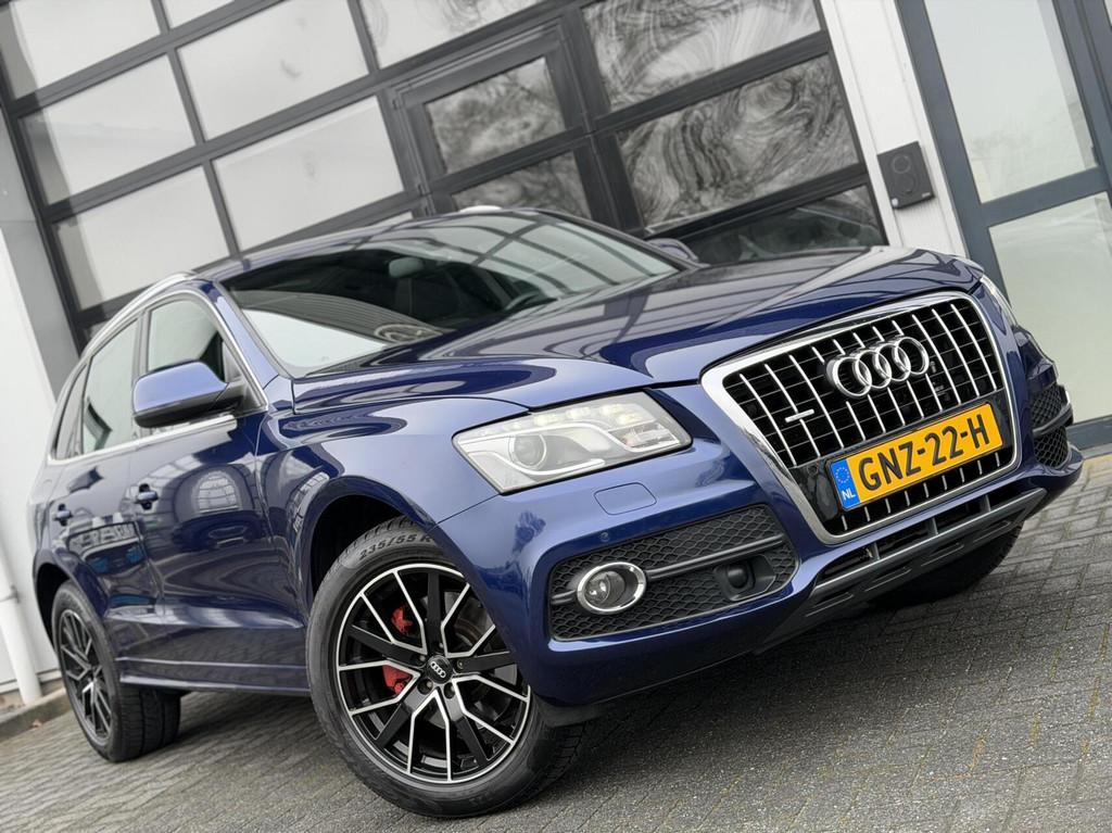 Audi Q5 3.2 FSI quattro Pro Line / S-line / Audi Exclusive, Gebruikt, Blauw, Bedrijf, Vierwielaandrijving