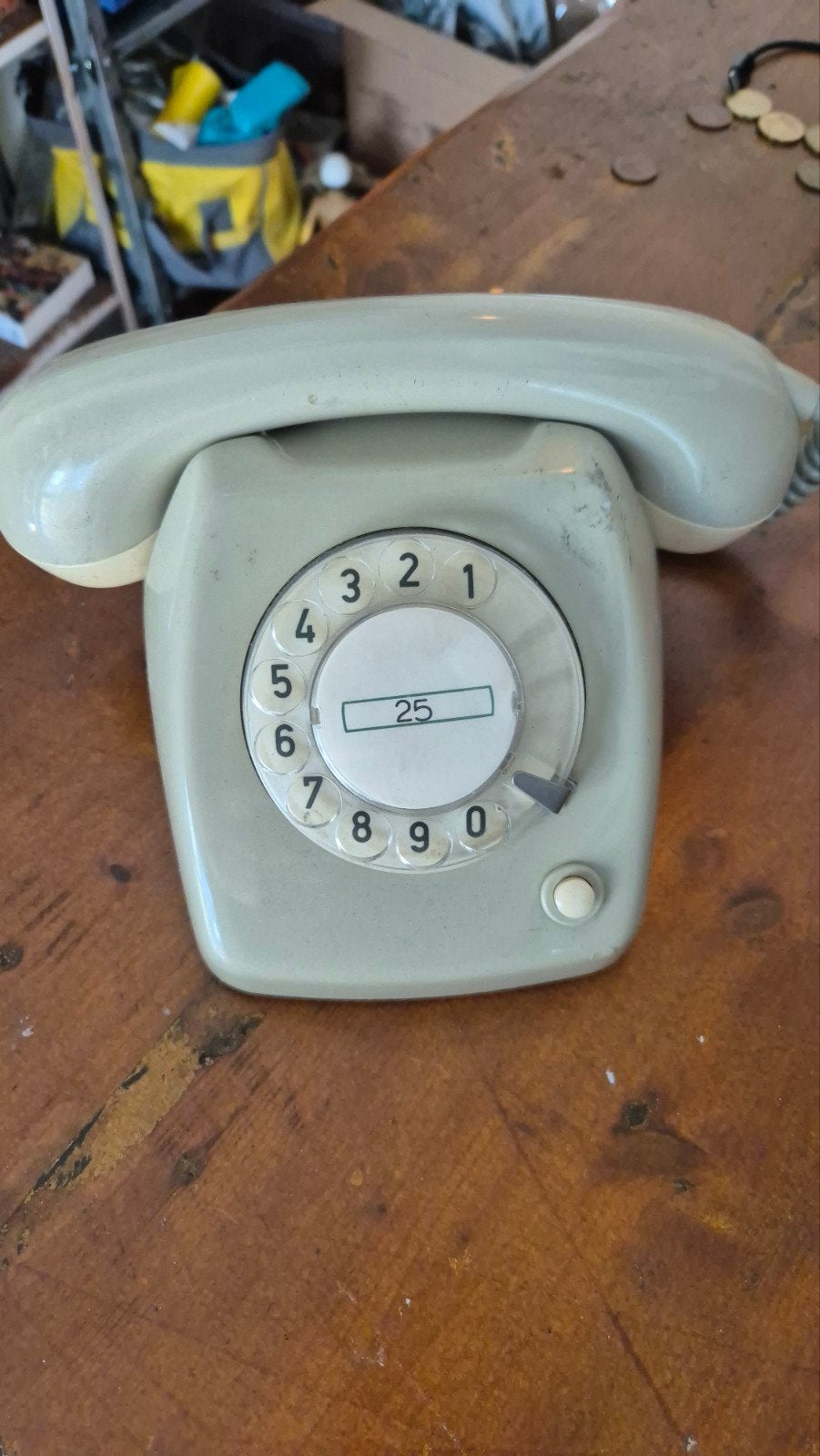 Vintage PTT Ericsson T65 Draaischijf Telefoon, Telecommunicatie, Vaste telefoons | Niet Draadloos, Ophalen of Verzenden, Gebruikt