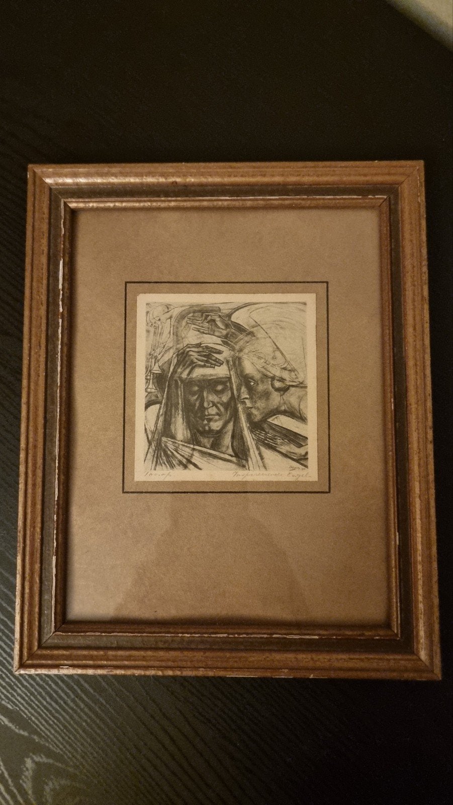 Litho Jan Toorop 1920 - De Inspirerende Engel., Antiek en Kunst, Kunst | Litho's en Zeefdrukken, Ophalen, Portret en Figuren, Lithografie