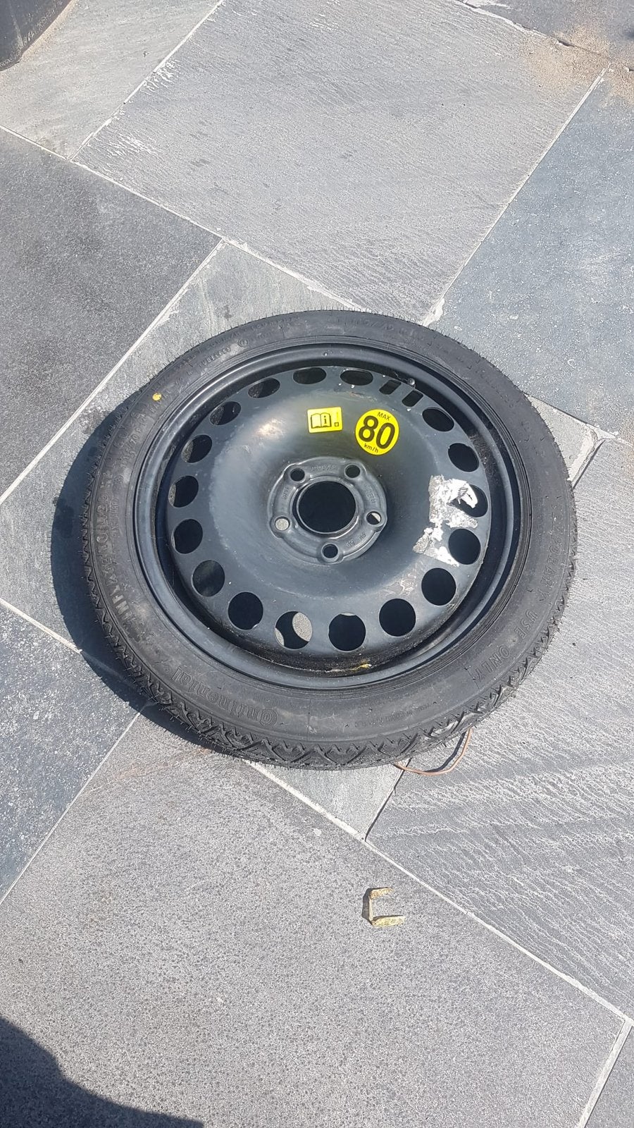 Reserve wiel 115/70 R16 – Zo Goed Als Nieuw, Auto-onderdelen, Banden en Velgen, Ophalen, 16 inch, Banden en Velgen, Nieuw