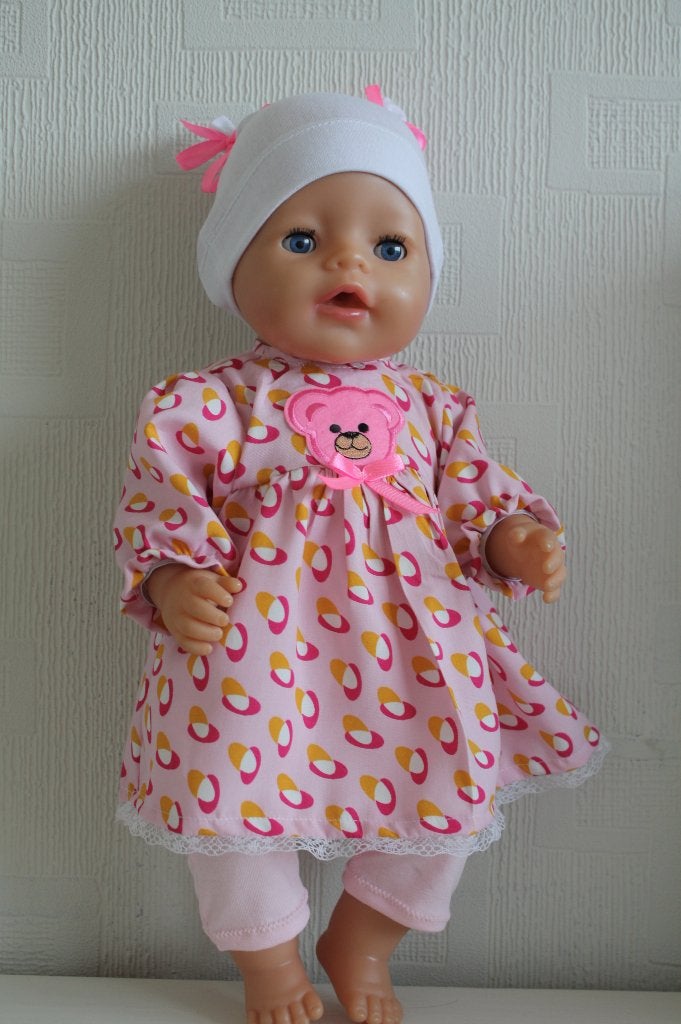 poppenkleertjes past baby born 43 cm no 22, Ophalen of Verzenden, Nieuw, Babypop